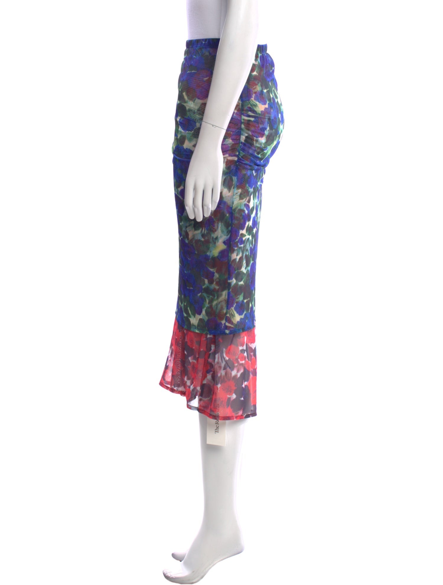 Dries Van Noten Printed Midi Length Skirt