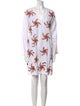 Dries Van Noten Floral Print V-Neck Tunic
