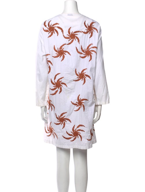 Dries Van Noten Floral Print V-Neck Tunic