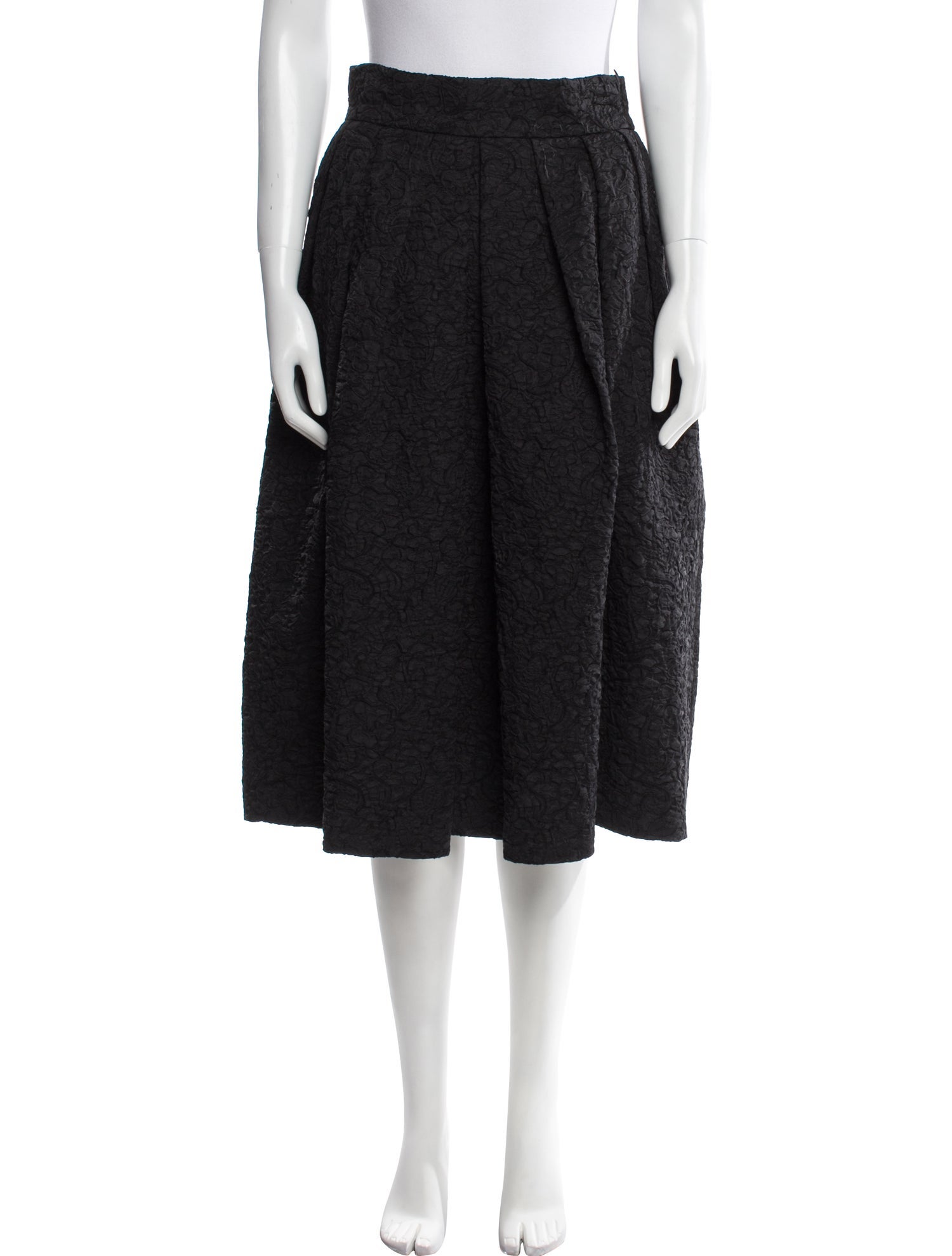 Dries Van Noten Wool Knee-Length Skirt