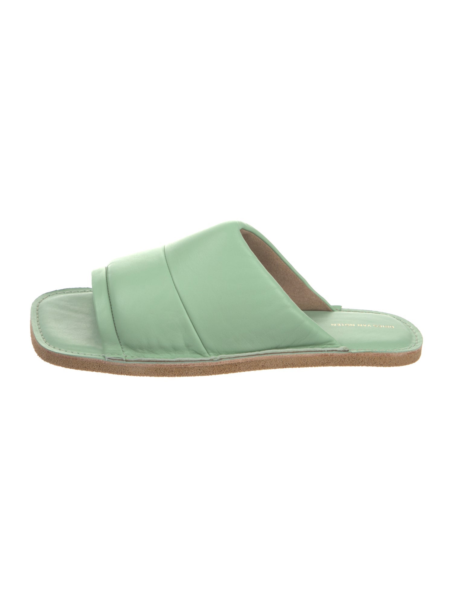 Dries Van Noten Leather Slides