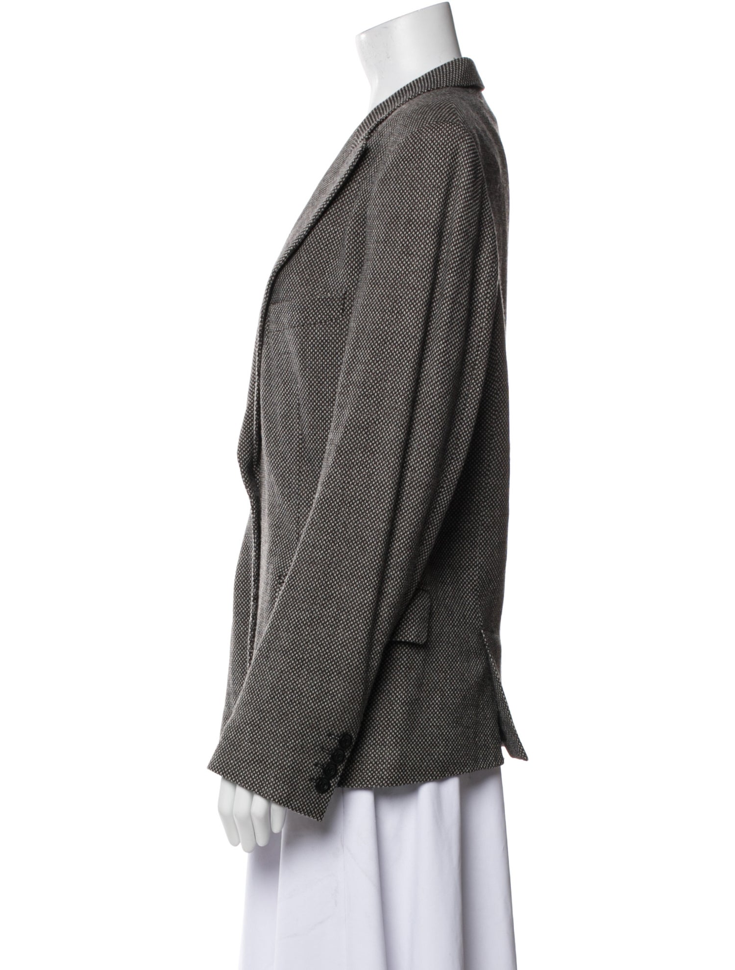 Dries Van Noten Polka Dot Print Blazer