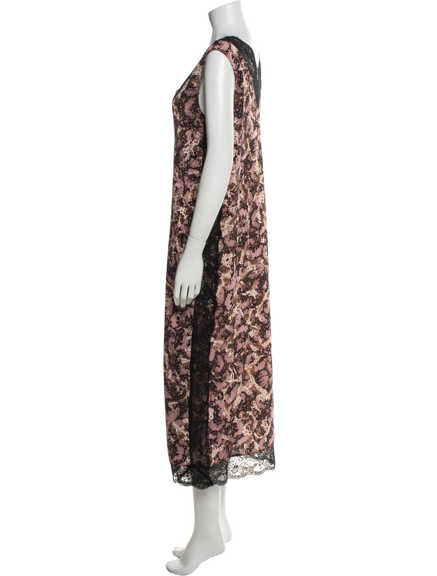 Dries Van Noten Floral Print Long Dress