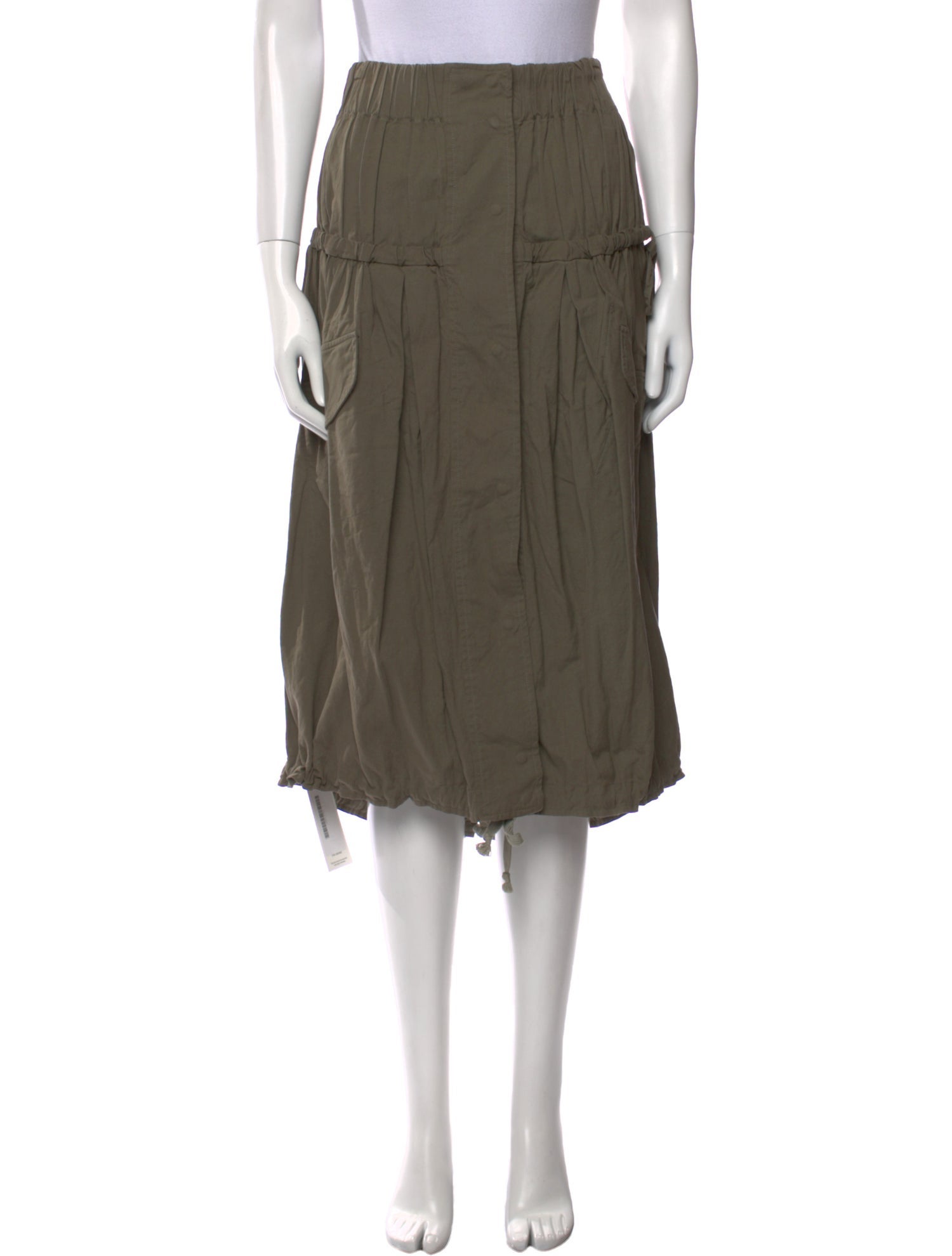 Dries Van Noten Bow Accents Midi Length Skirt