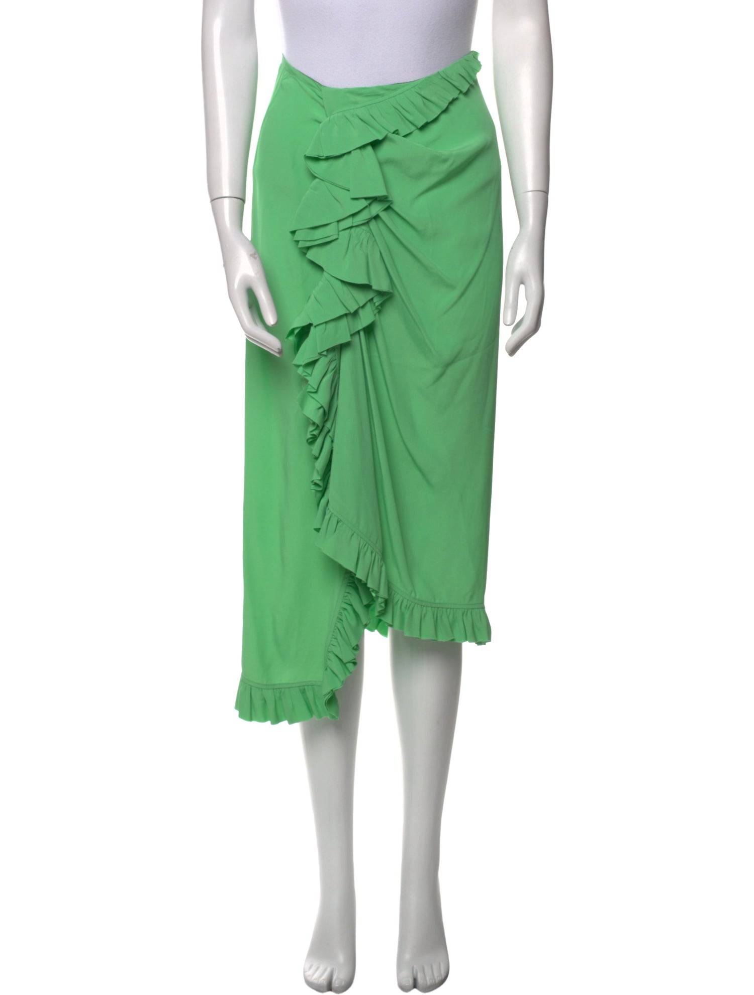 Dries Van Noten Ruffle Embellishment Midi Length Skirt w/ Tags