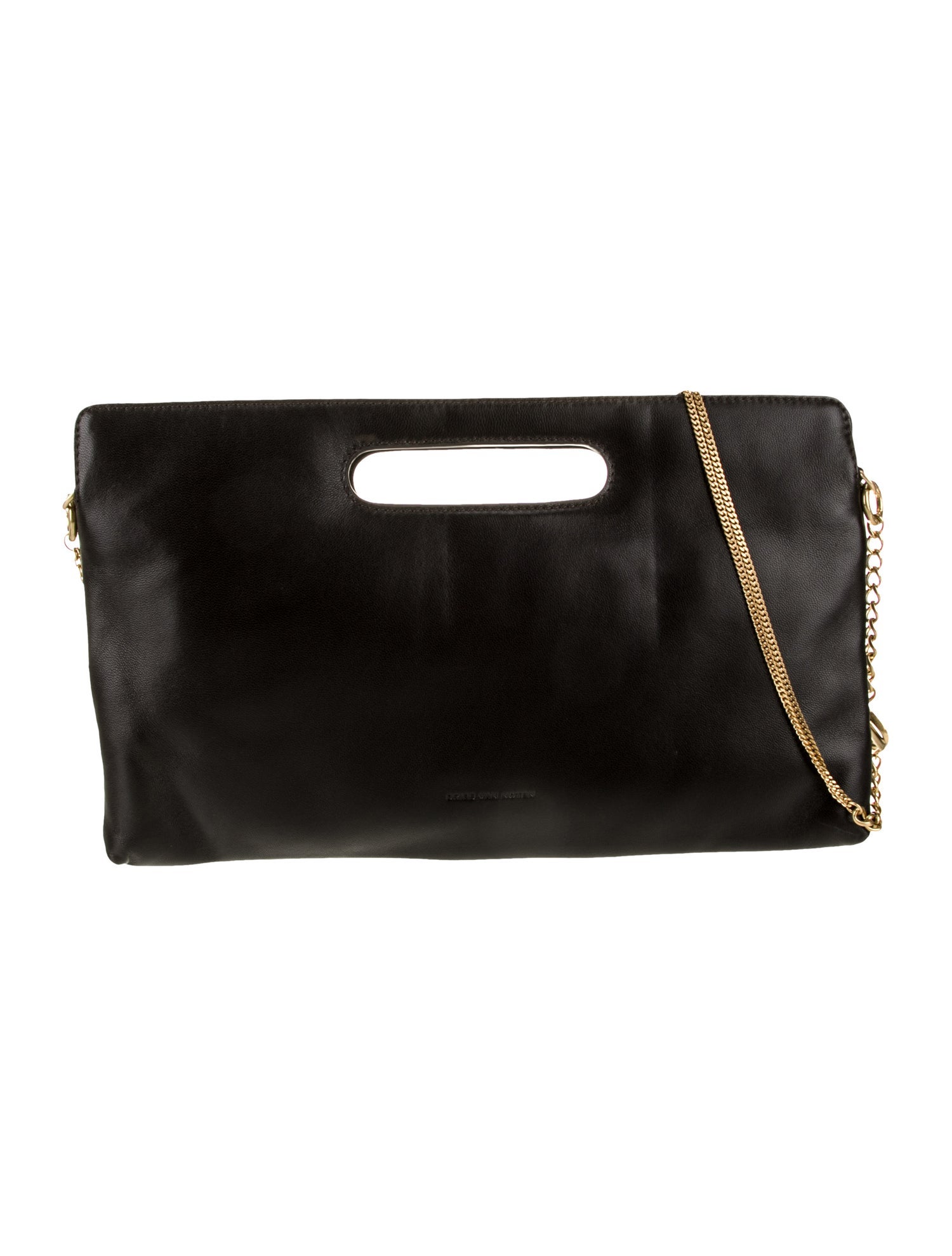Dries Van Noten Leather Top Handle Bag