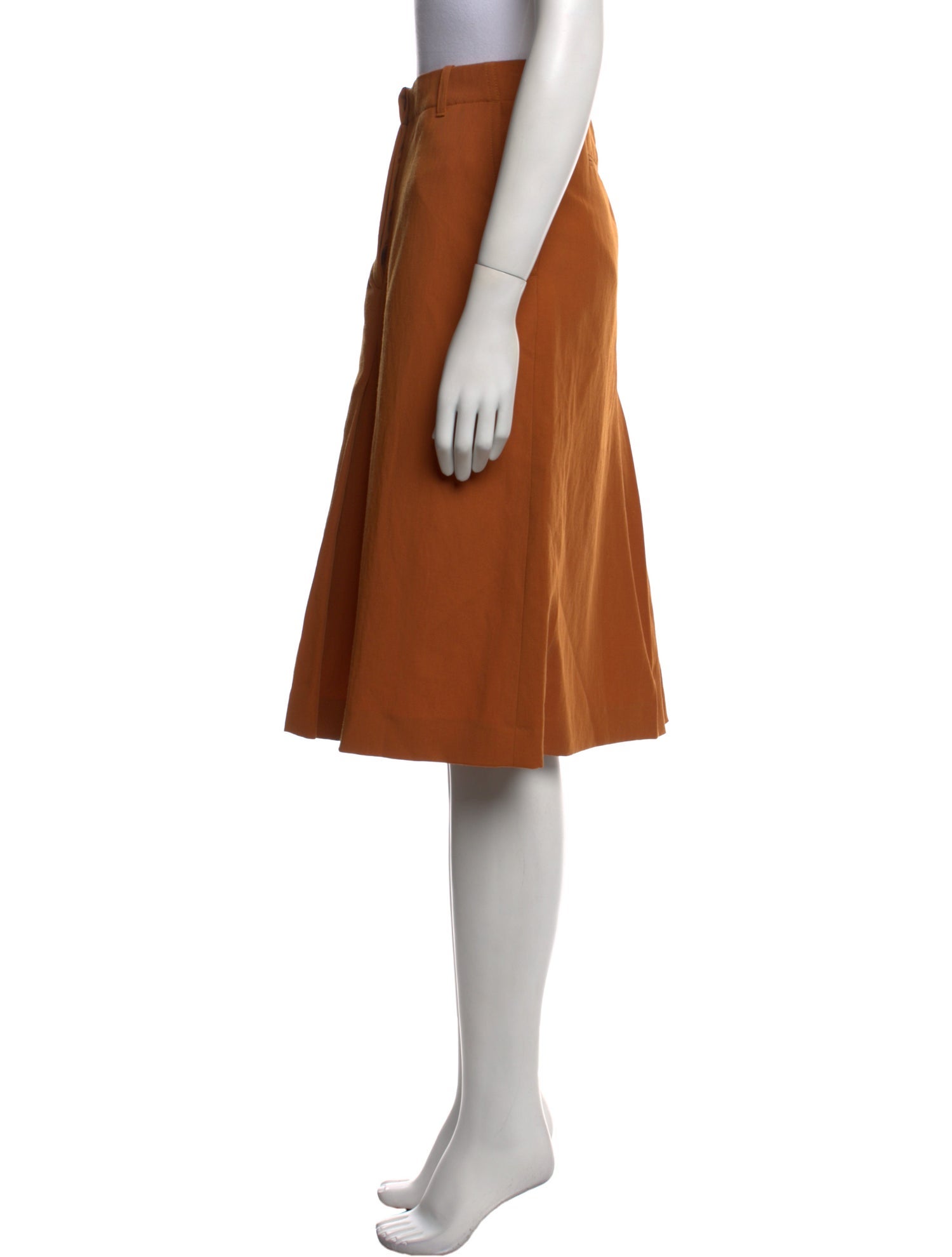 Dries Van Noten Wool Knee-Length Skirt