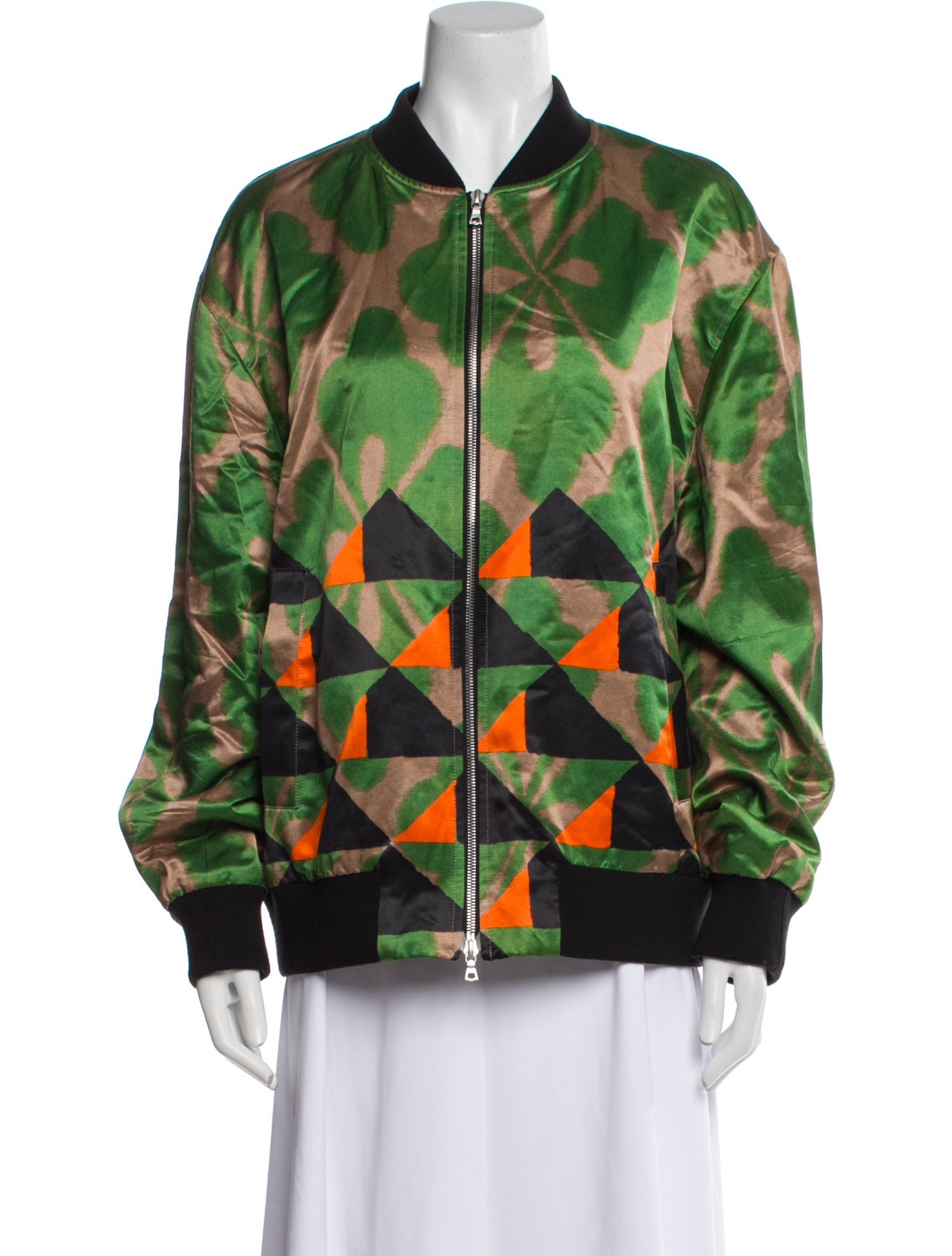 Dries Van Noten Printed Bomber Jacket