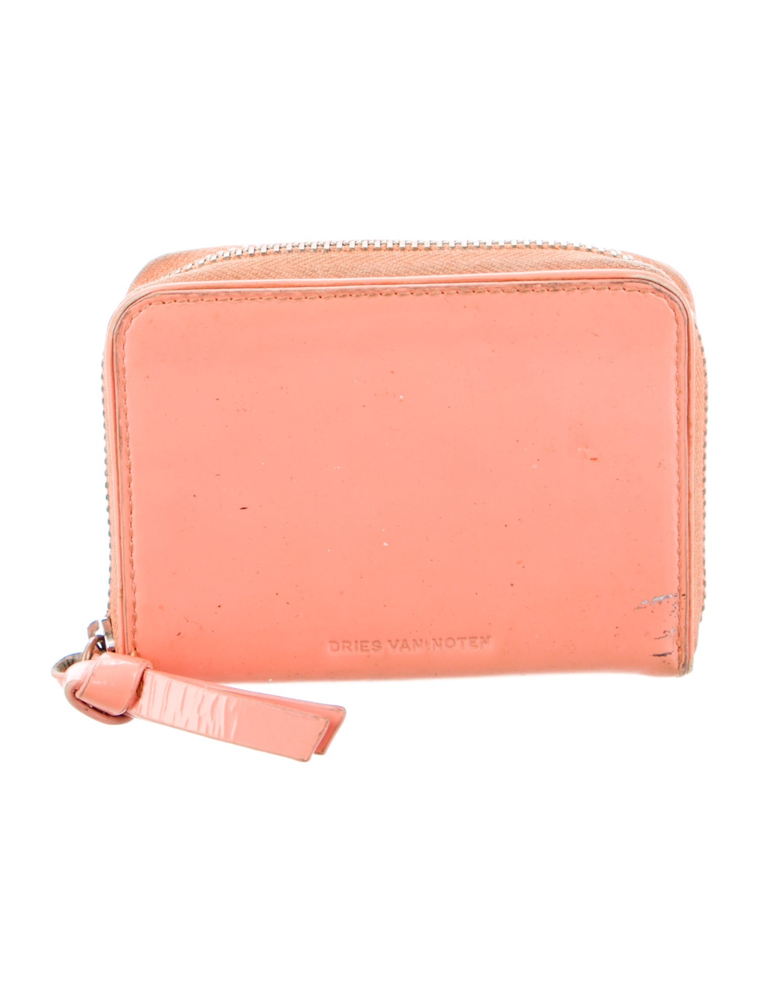 Dries Van Noten Patent Leather Compact Wallet