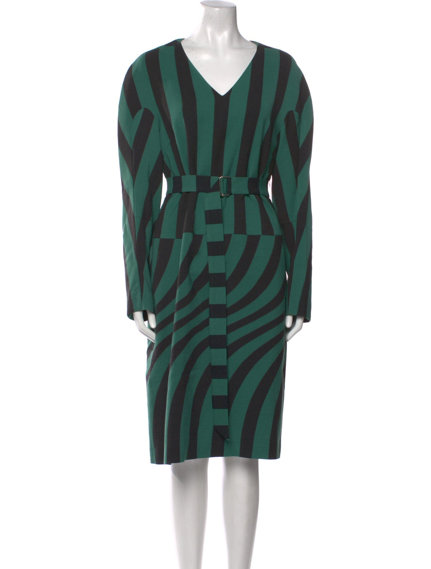 Dries Van Noten Printed Knee-Length Dress