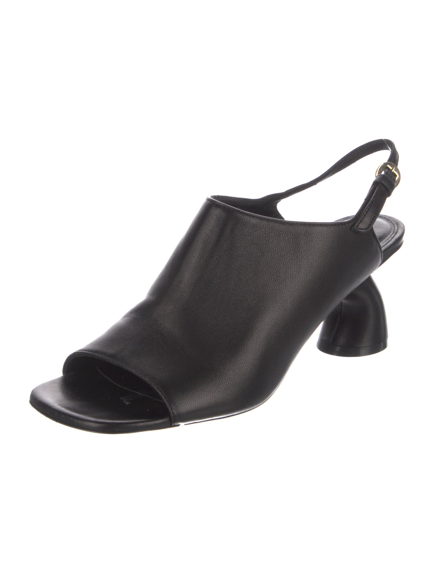 Dries Van Noten Leather Slingback Sandals