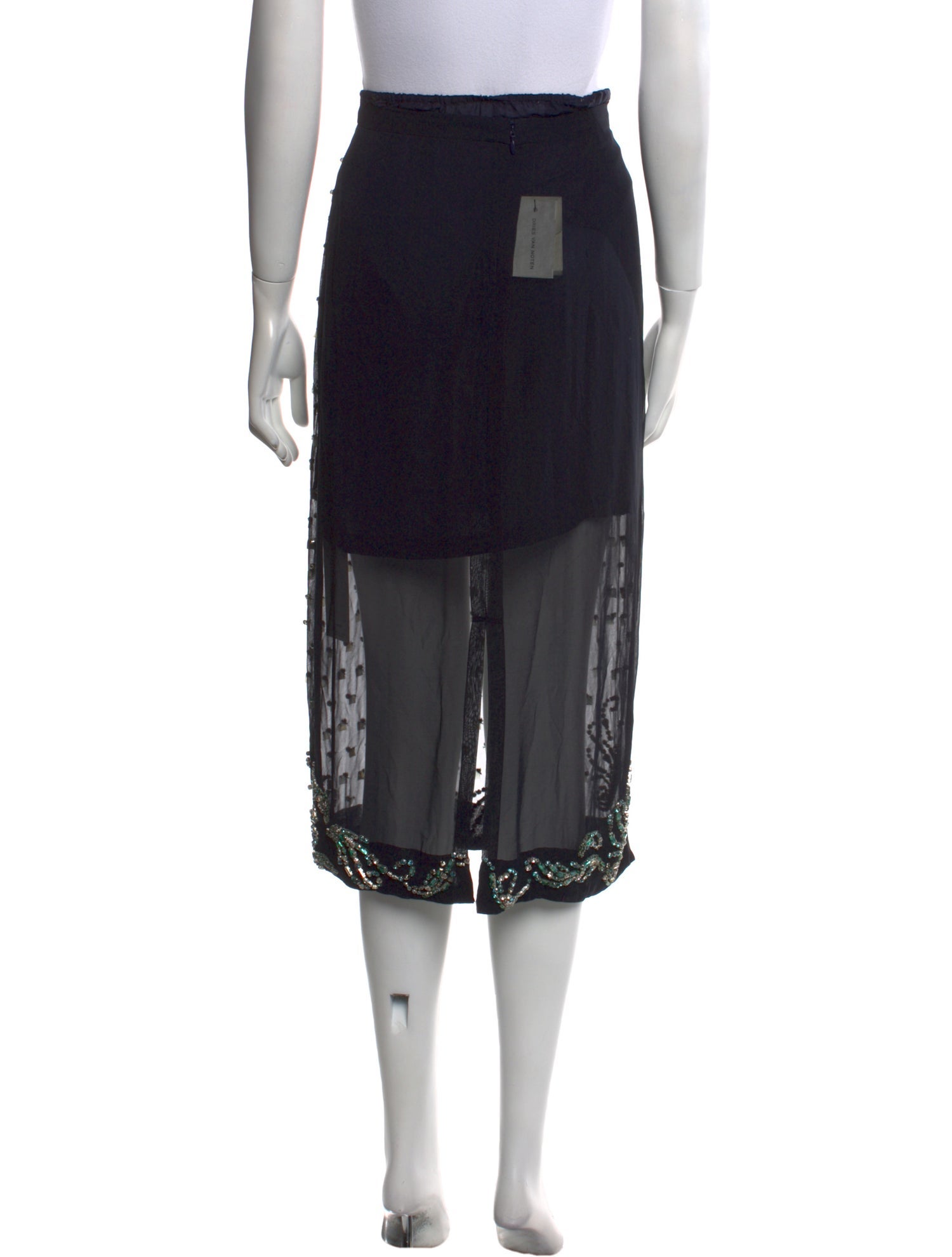 Dries Van Noten Printed Midi Length Skirt