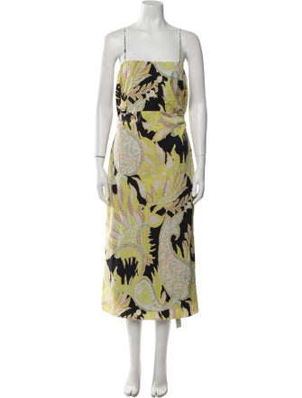 Dries Van Noten Printed Midi Length Dress
