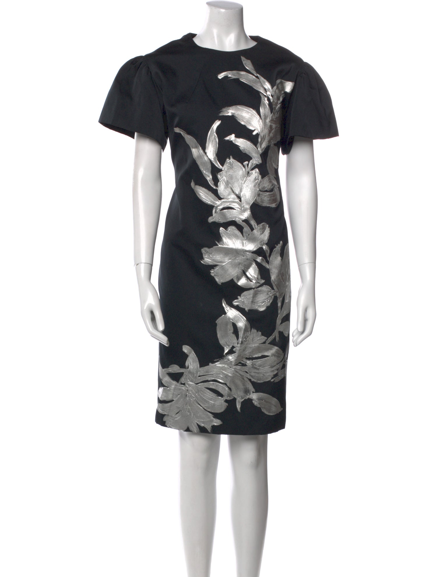 Dries Van Noten Floral Print Knee-Length Dress