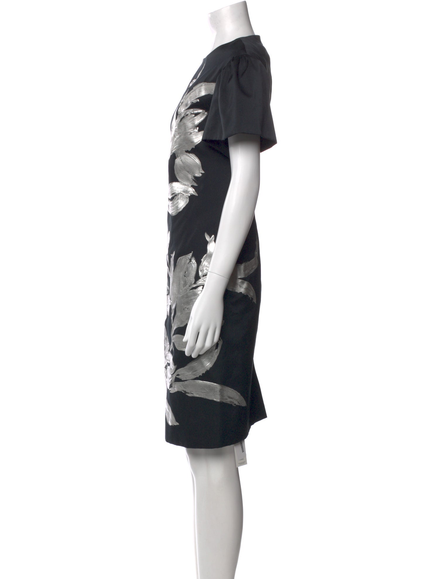 Dries Van Noten Floral Print Knee-Length Dress