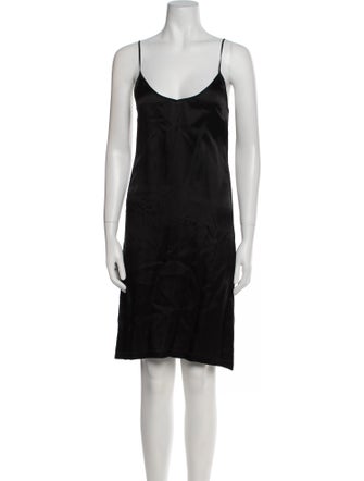 Dries Van Noten Scoop Neck Knee-Length Dress