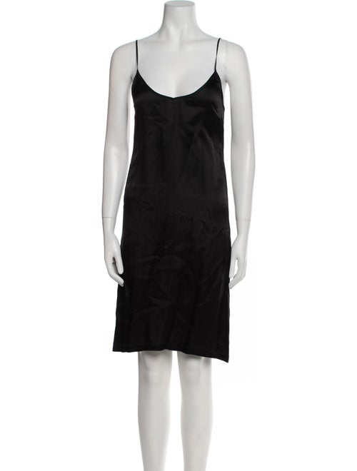 Dries Van Noten Scoop Neck Knee-Length Dress