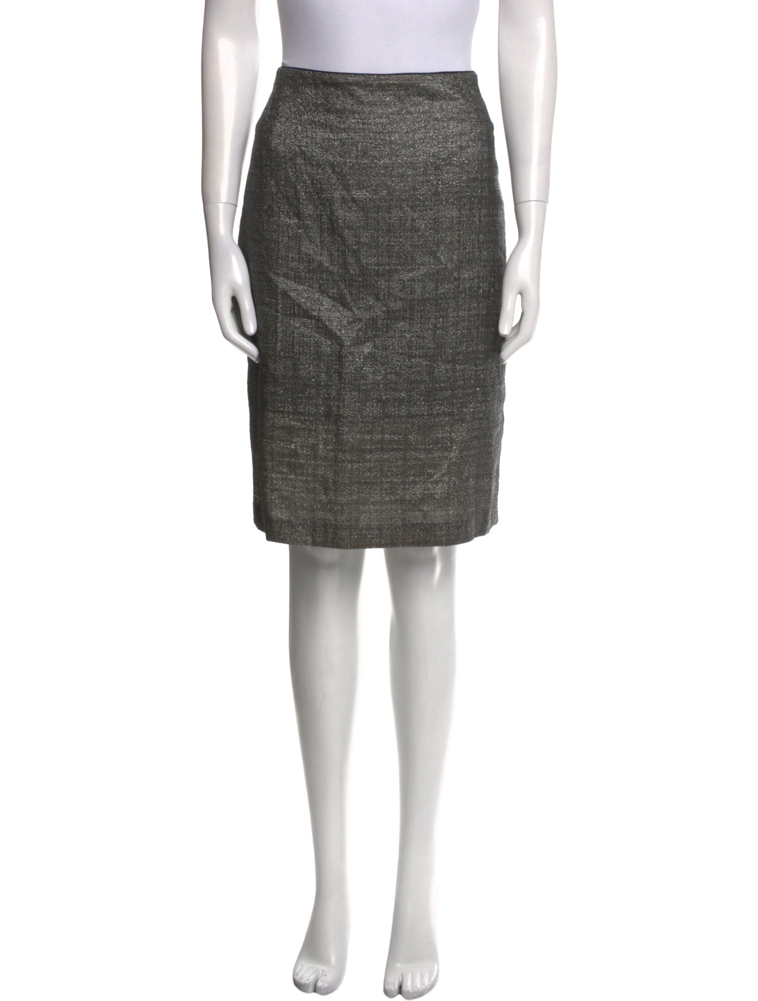Dries Van Noten Wool Knee-Length Skirt