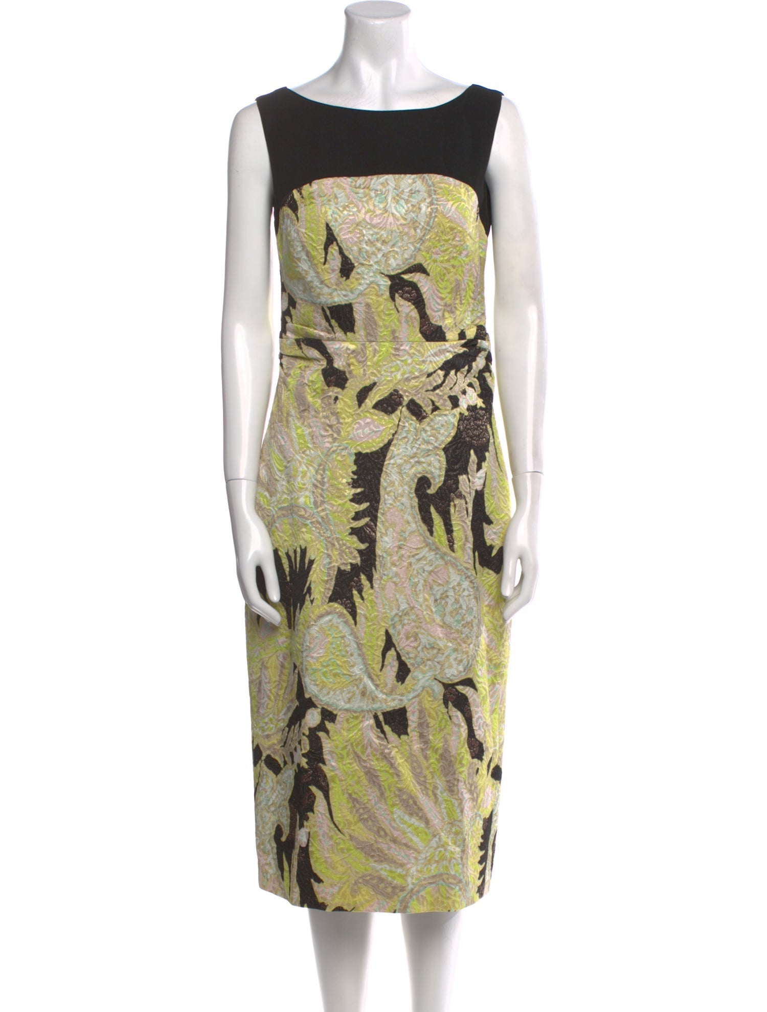 Dries Van Noten Printed Midi Length Dress