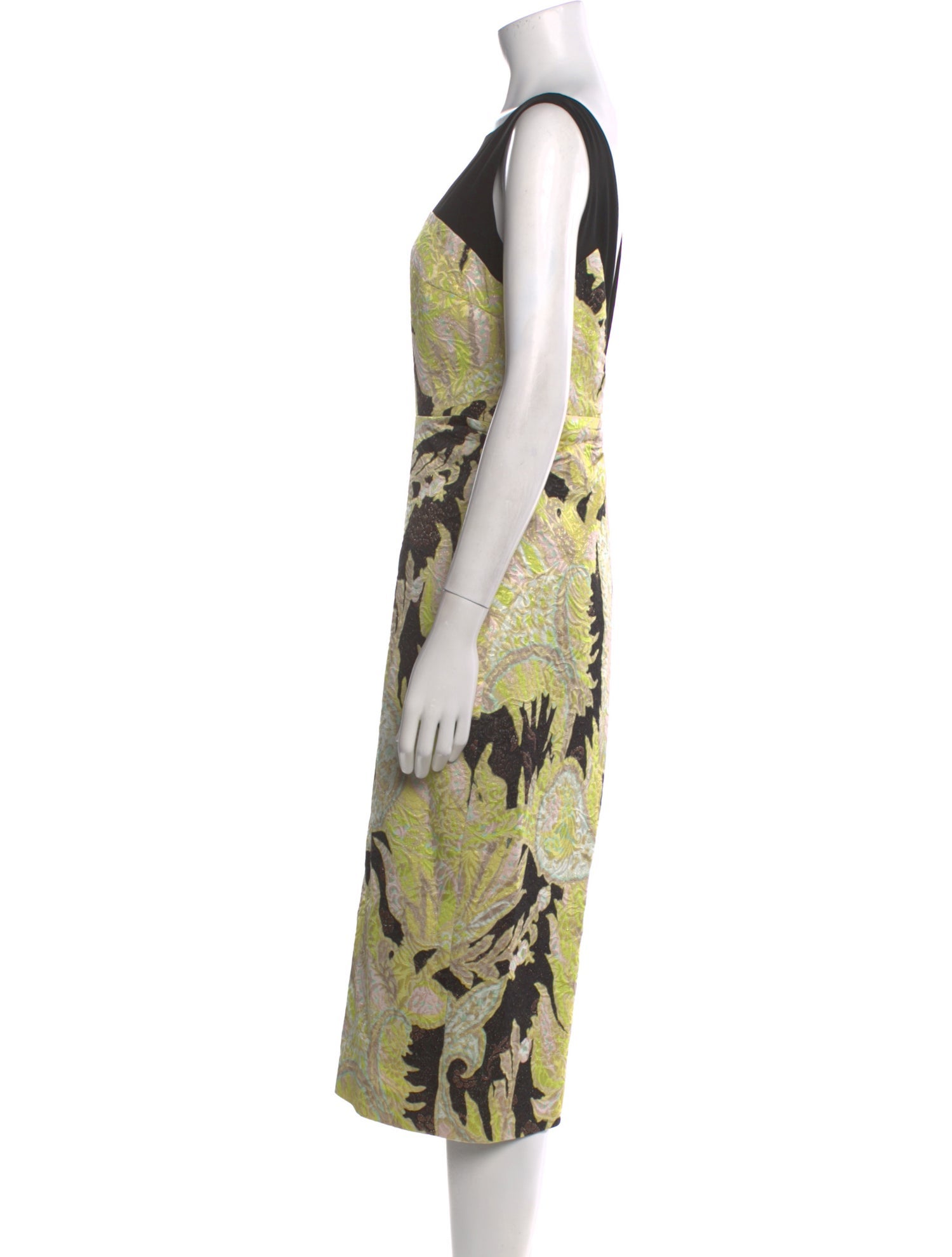 Dries Van Noten Printed Midi Length Dress