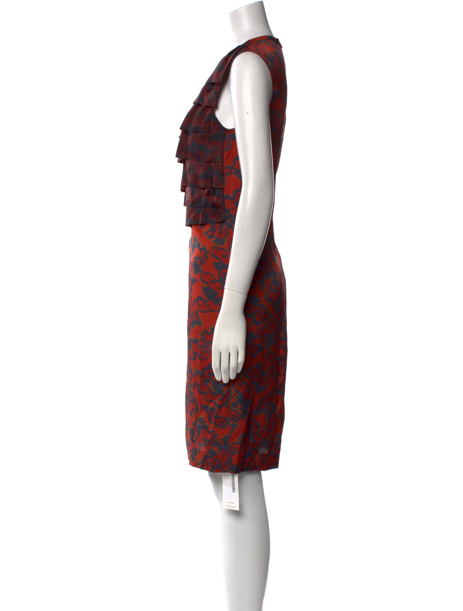Dries Van Noten Printed Knee-Length Dress