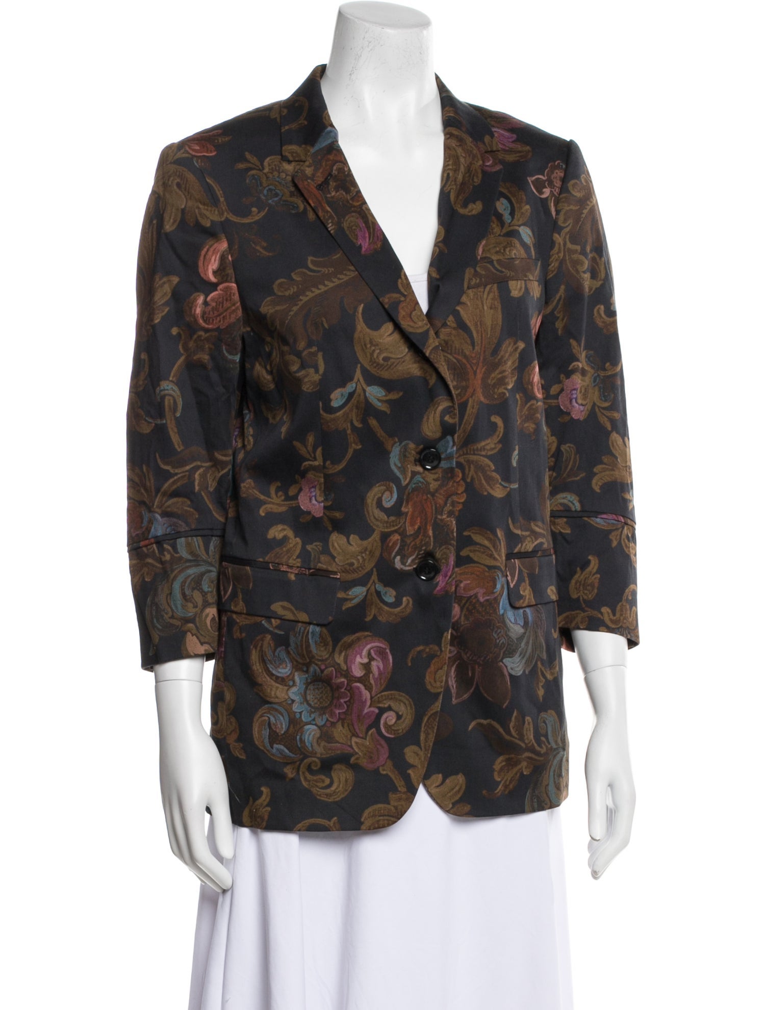 Dries Van Noten Floral Print Blazer w/ Tags