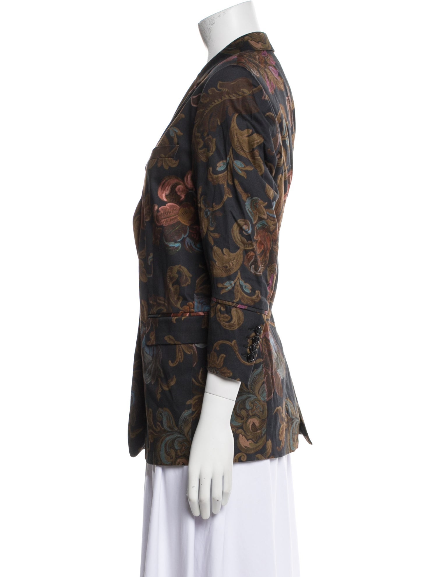 Dries Van Noten Floral Print Blazer w/ Tags