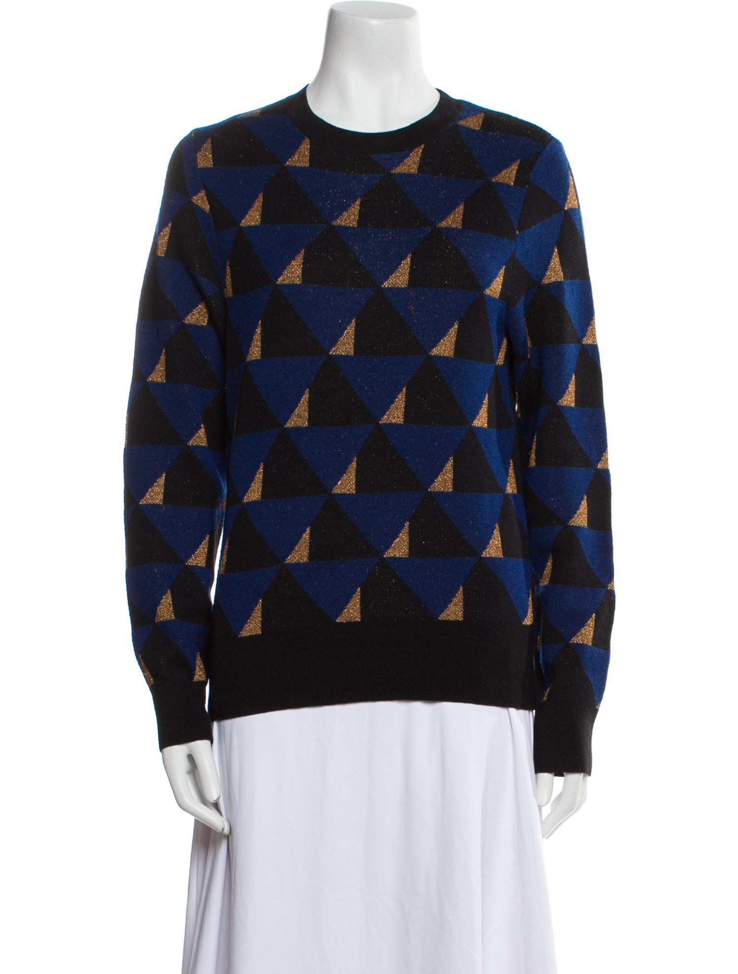 Dries Van Noten Merino Wool Printed Sweater