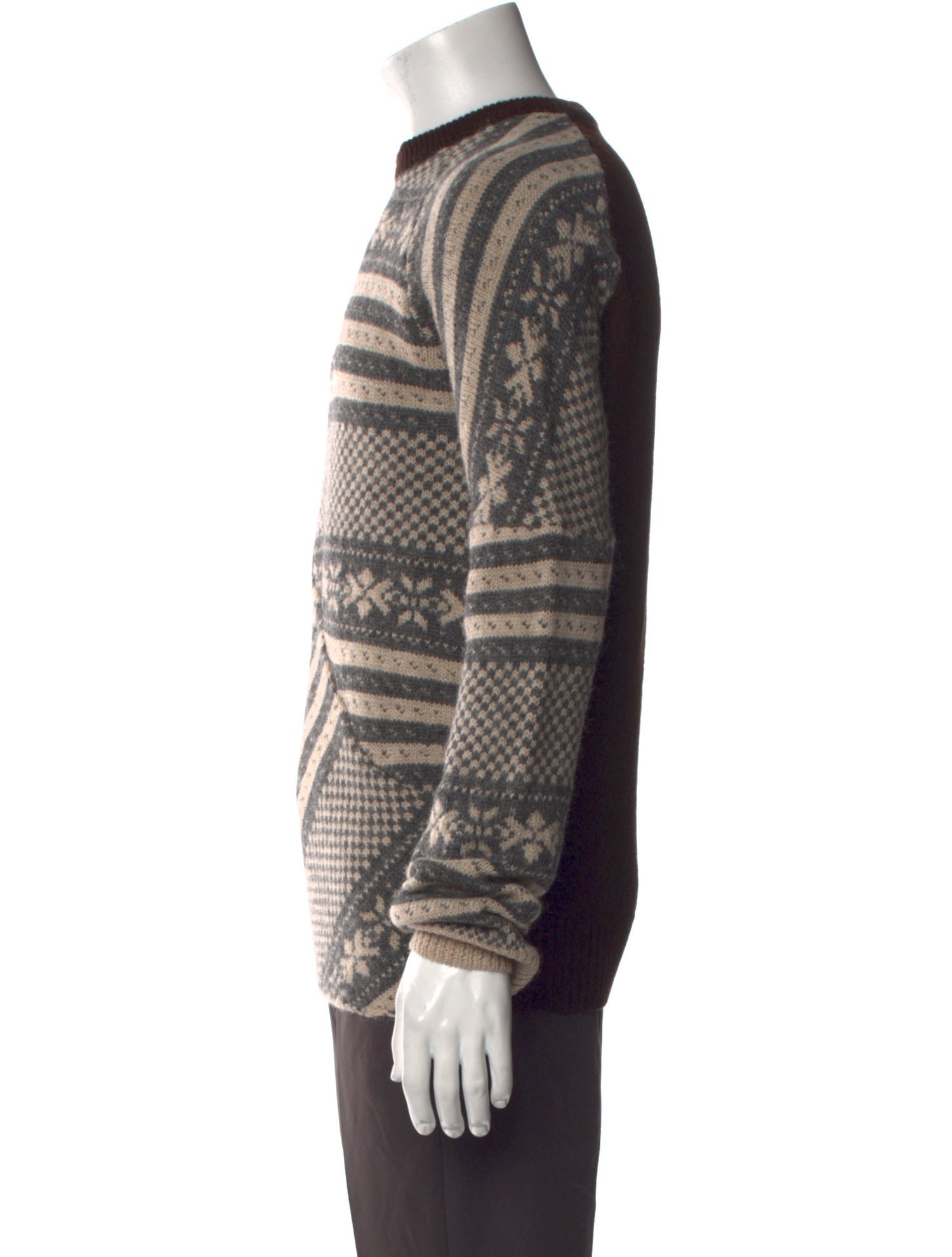 Dries Van Noten Wool Striped Pullover