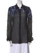 Dries Van Noten Long Sleeve Button-Up Top