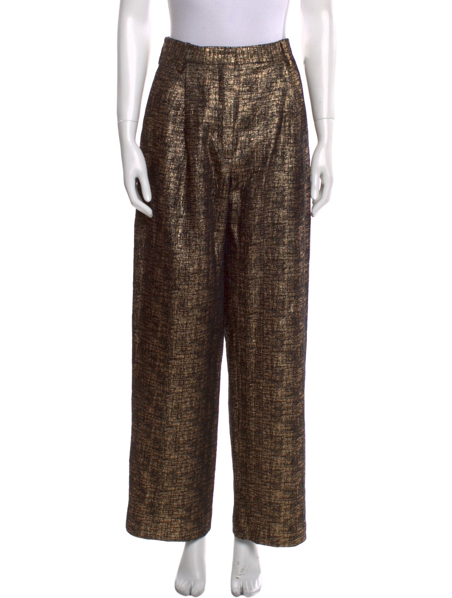 Dries Van Noten Printed Wide Leg Pants