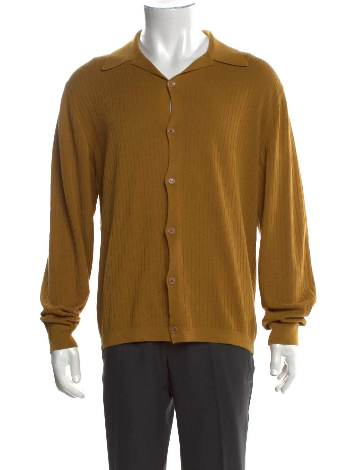 Dries Van Noten Collar Long Sleeve Cardigan