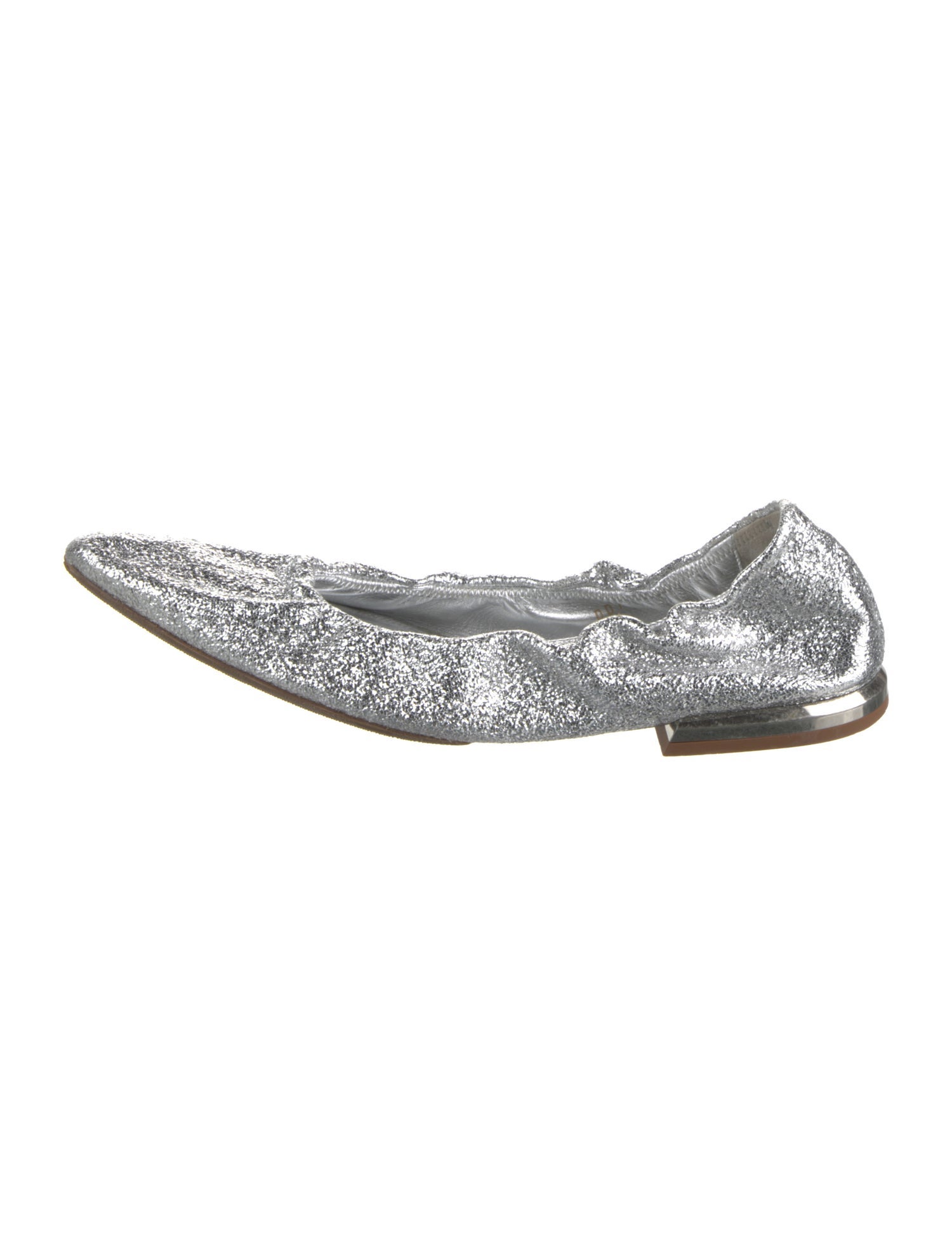 Dries Van Noten Glitter Glitter Accents Ballet Flats