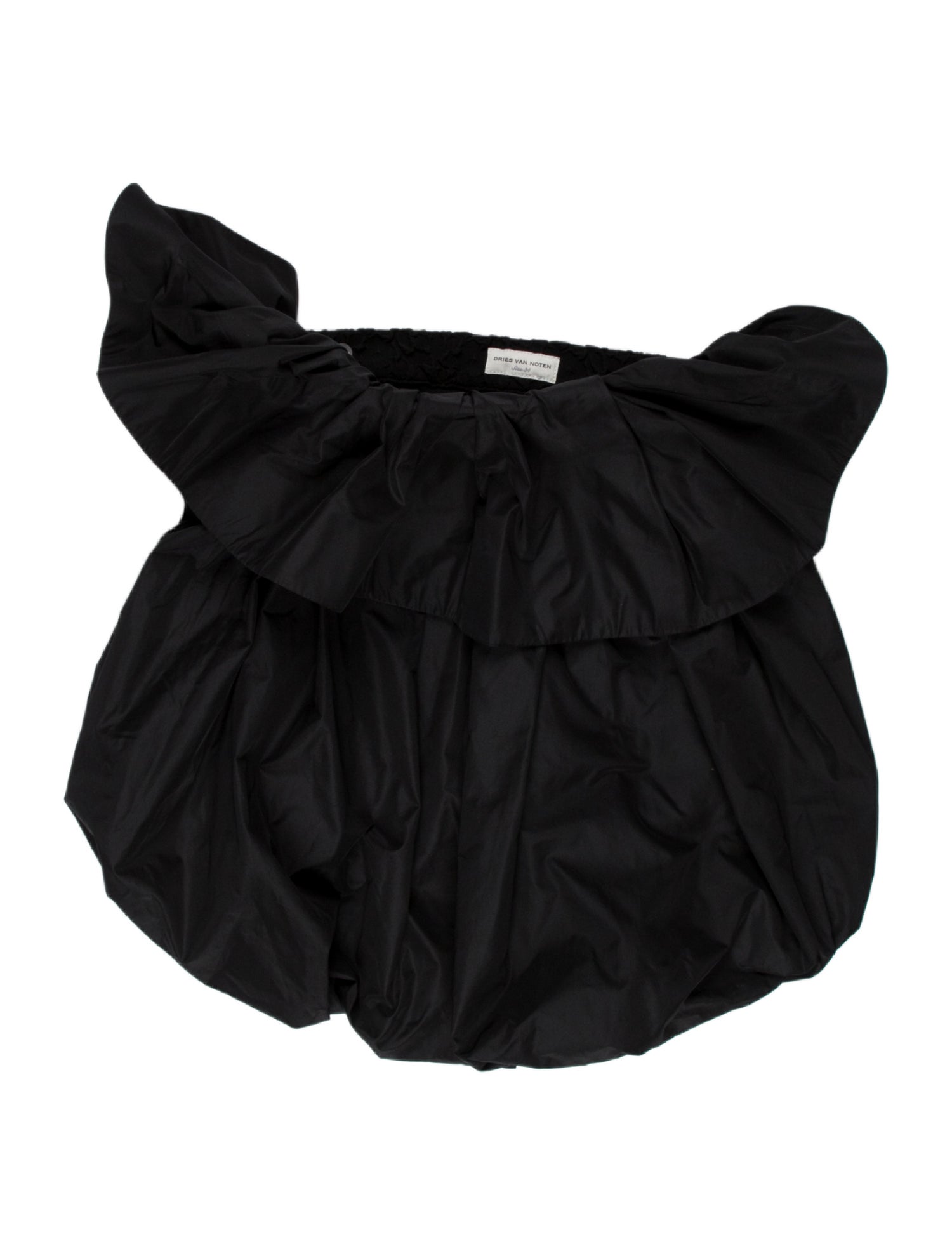 Dries Van Noten Strapless Crop Top