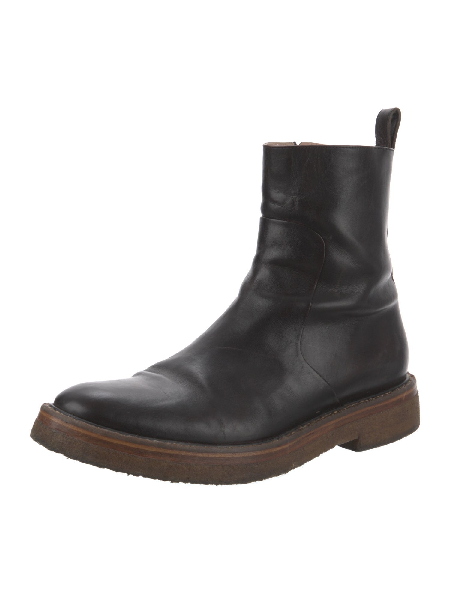 Dries Van Noten Leather Boots