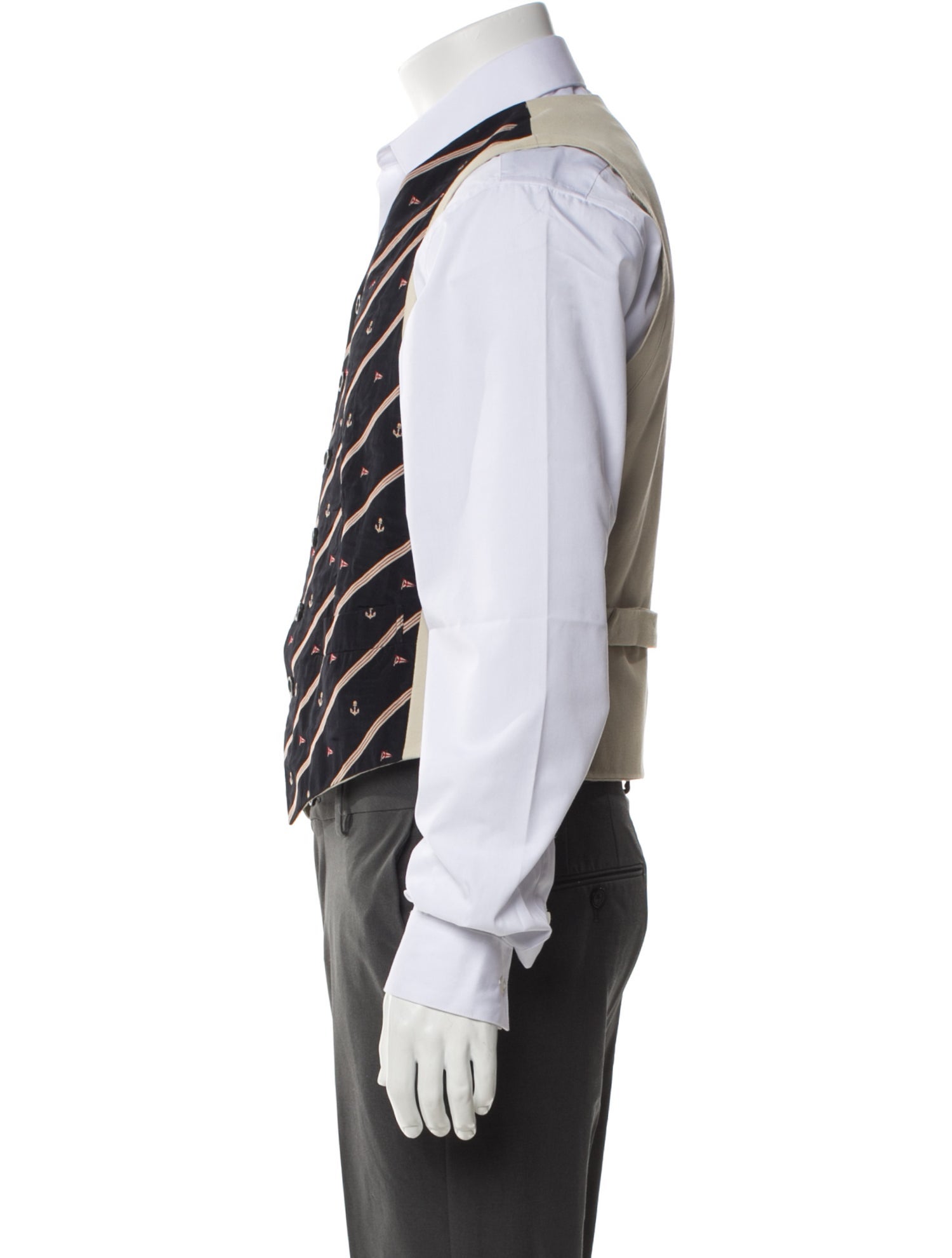 Dries Van Noten Striped Suit Vest
