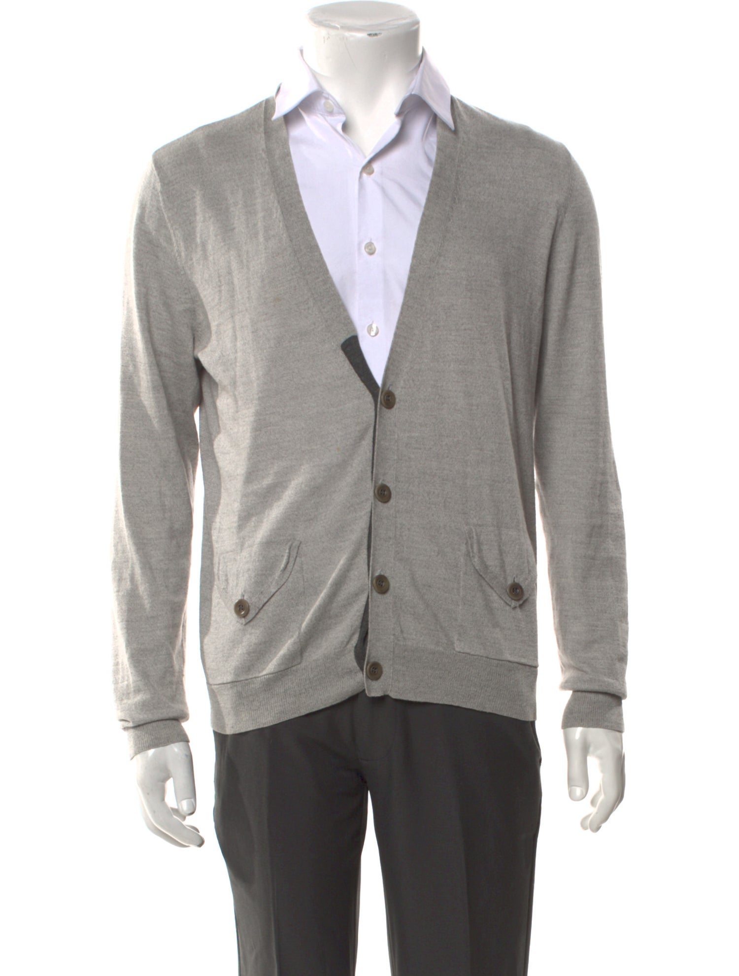 Dries Van Noten V-Neck Long Sleeve Cardigan