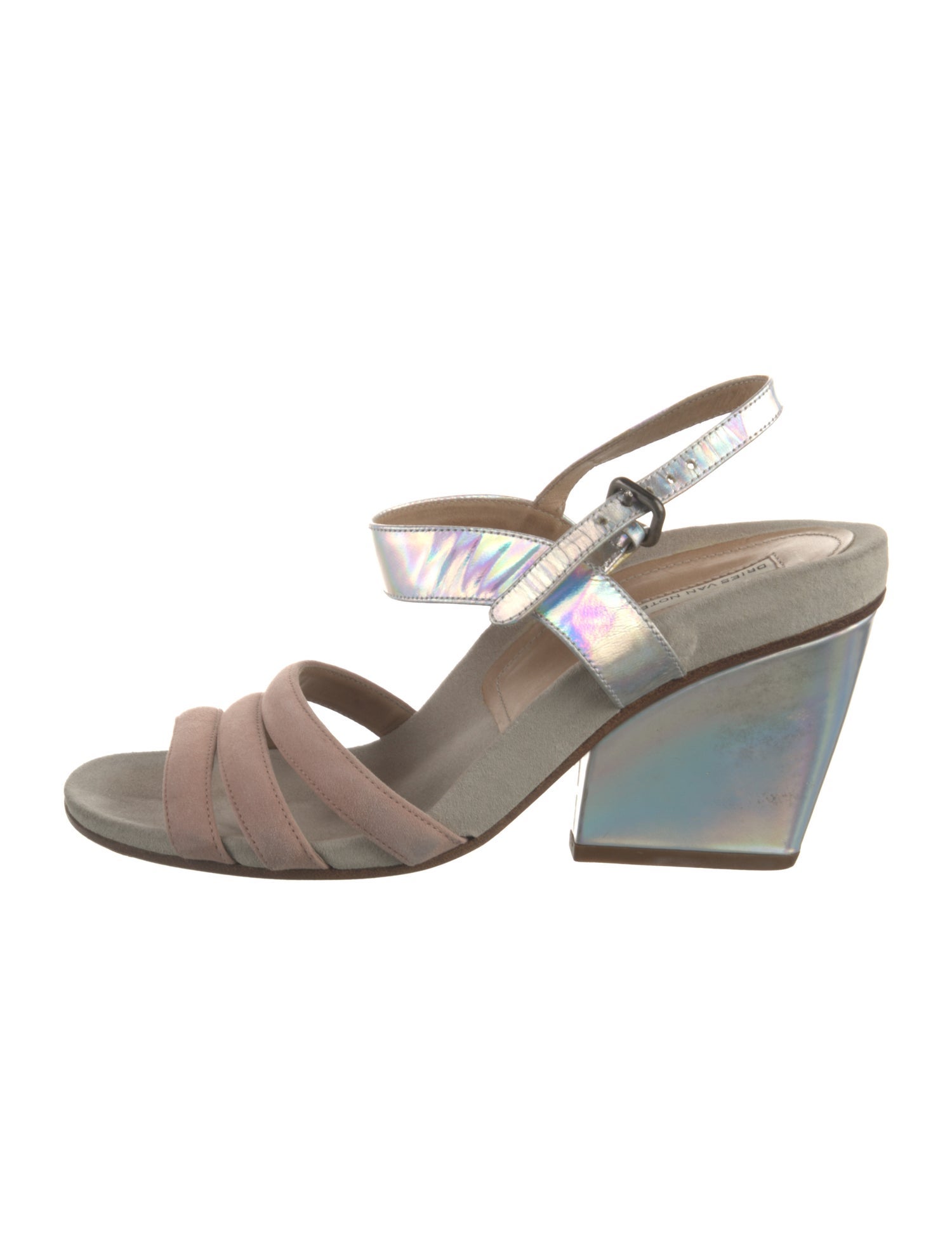 Dries Van Noten Suede Slingback Sandals