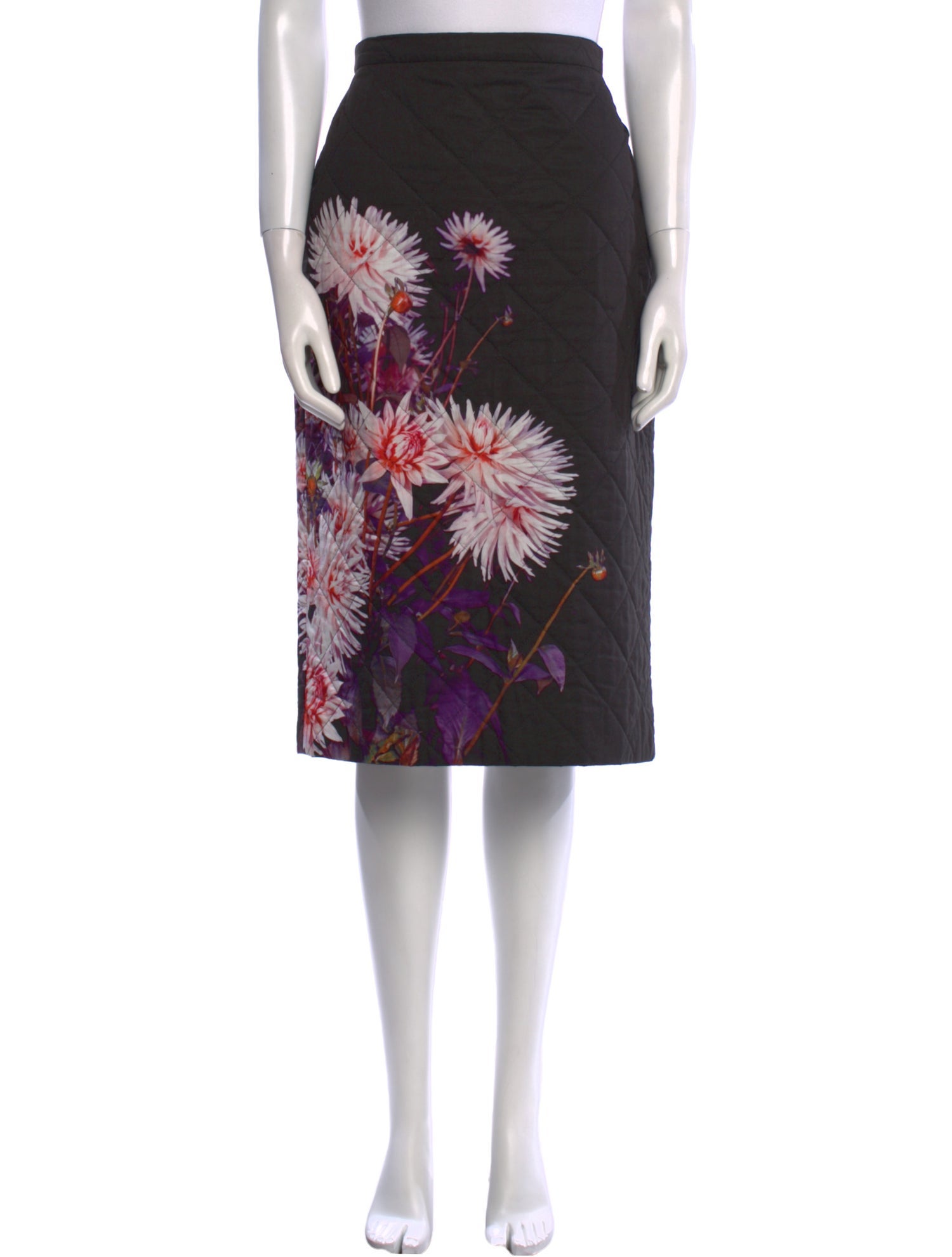 Dries Van Noten Floral Print Knee-Length Skirt