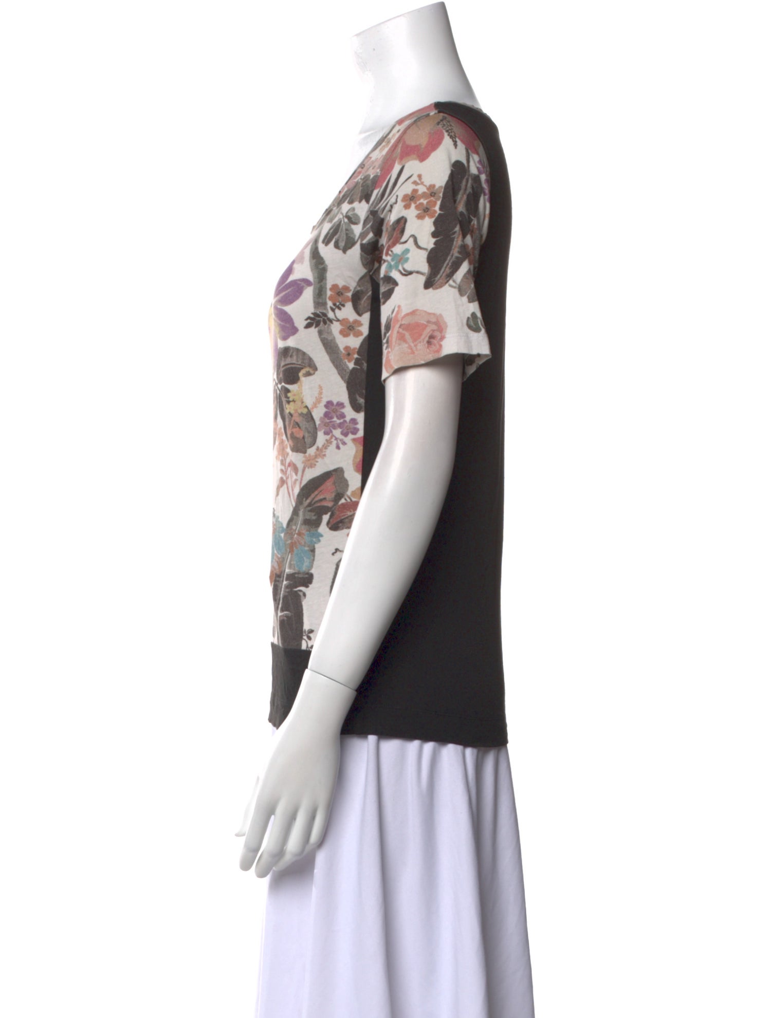 Dries Van Noten Printed Scoop Neck T-Shirt