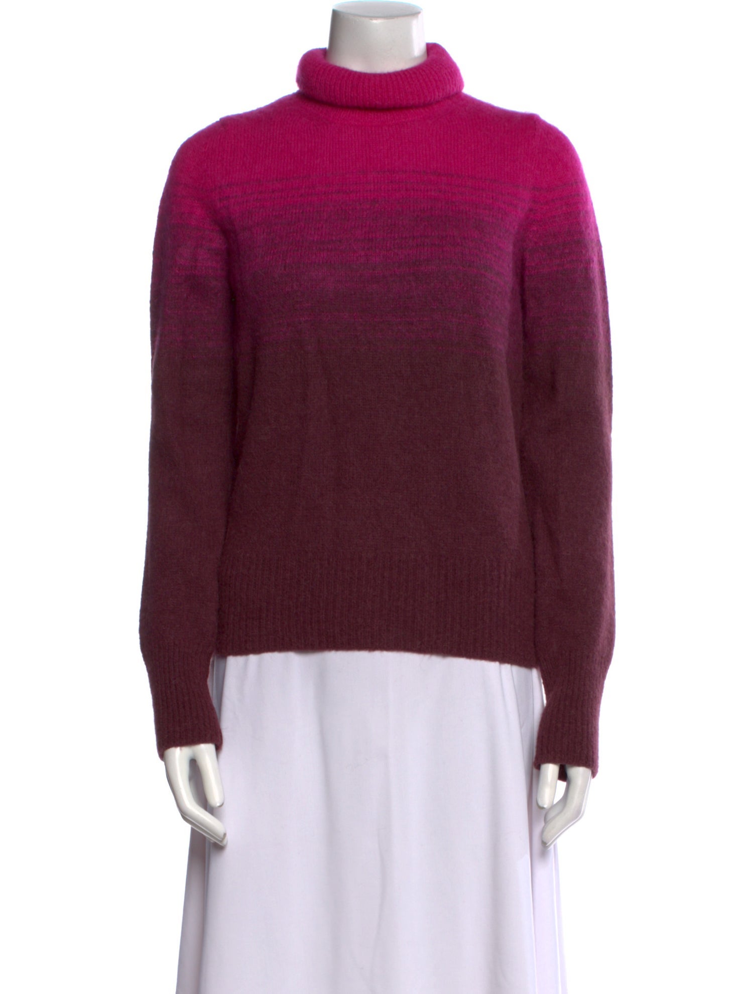Dries Van Noten Alpaca Colorblock Pattern Sweater
