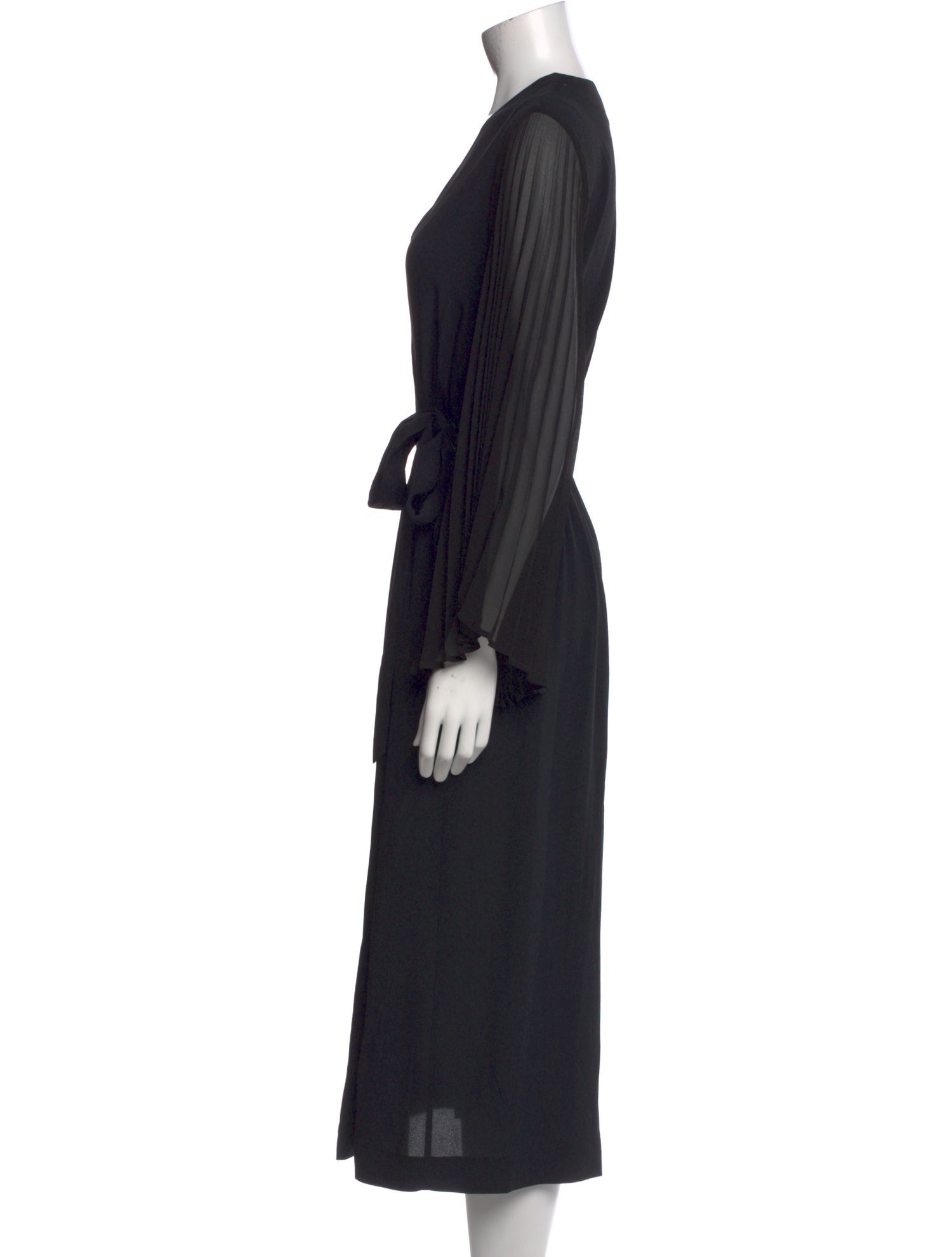 Dries Van Noten V-Neck Long Dress
