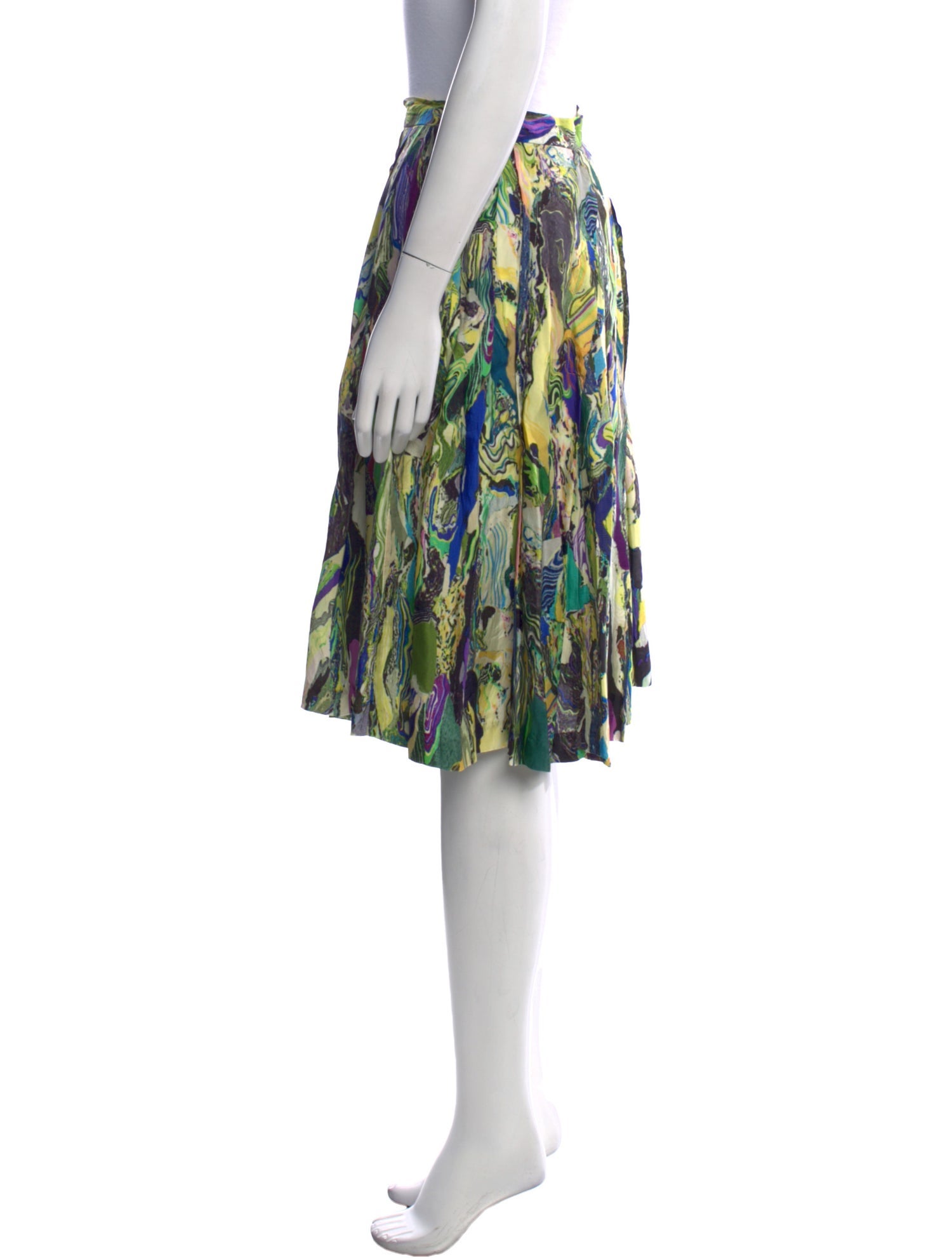 Dries Van Noten Printed Knee-Length Skirt