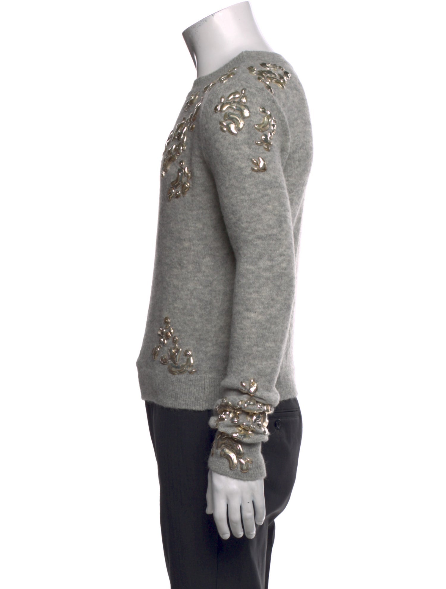 Dries Van Noten Graphic Print Crew Neck Pullover w/ Tags