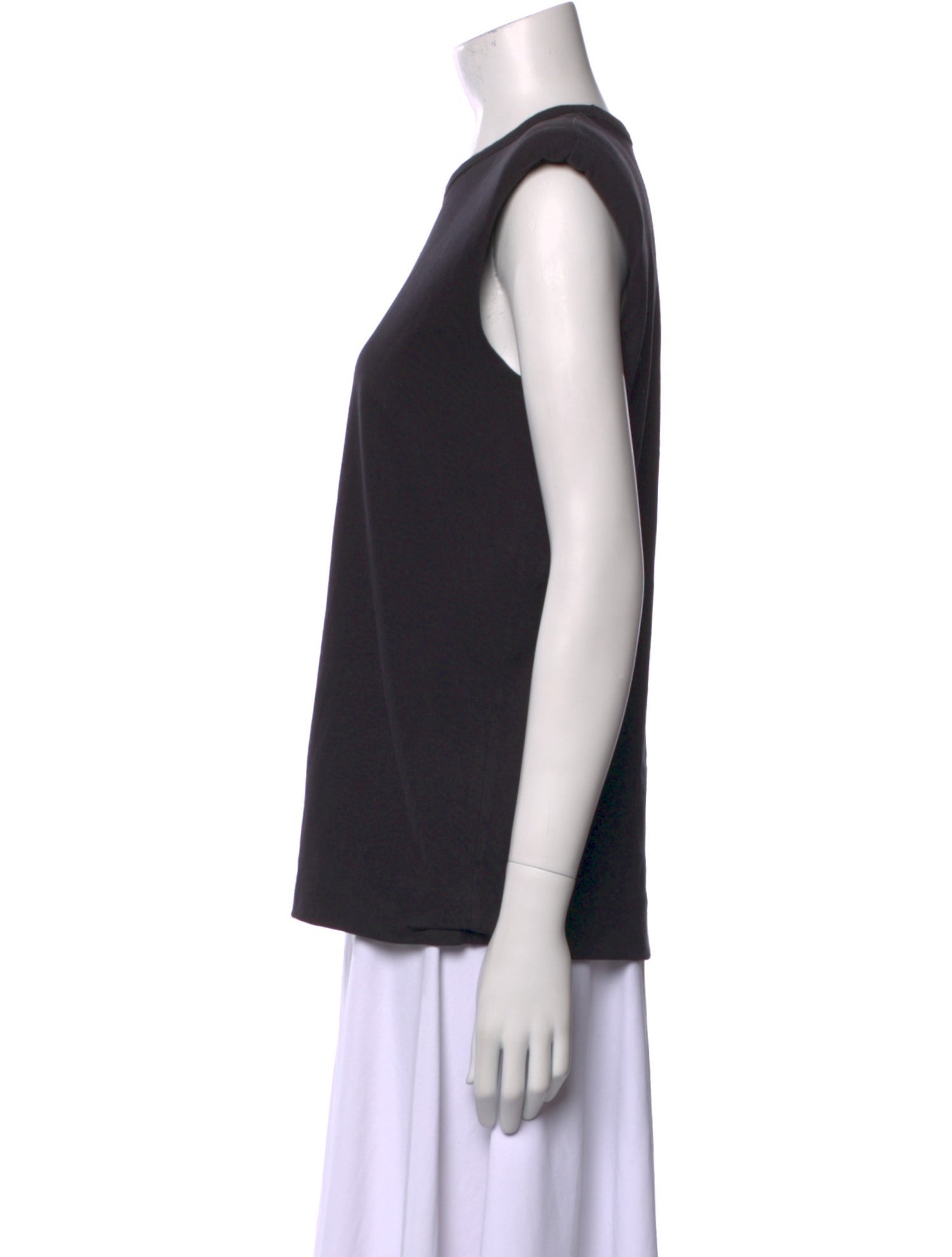 Dries Van Noten Crew Neck Sleeveless Top