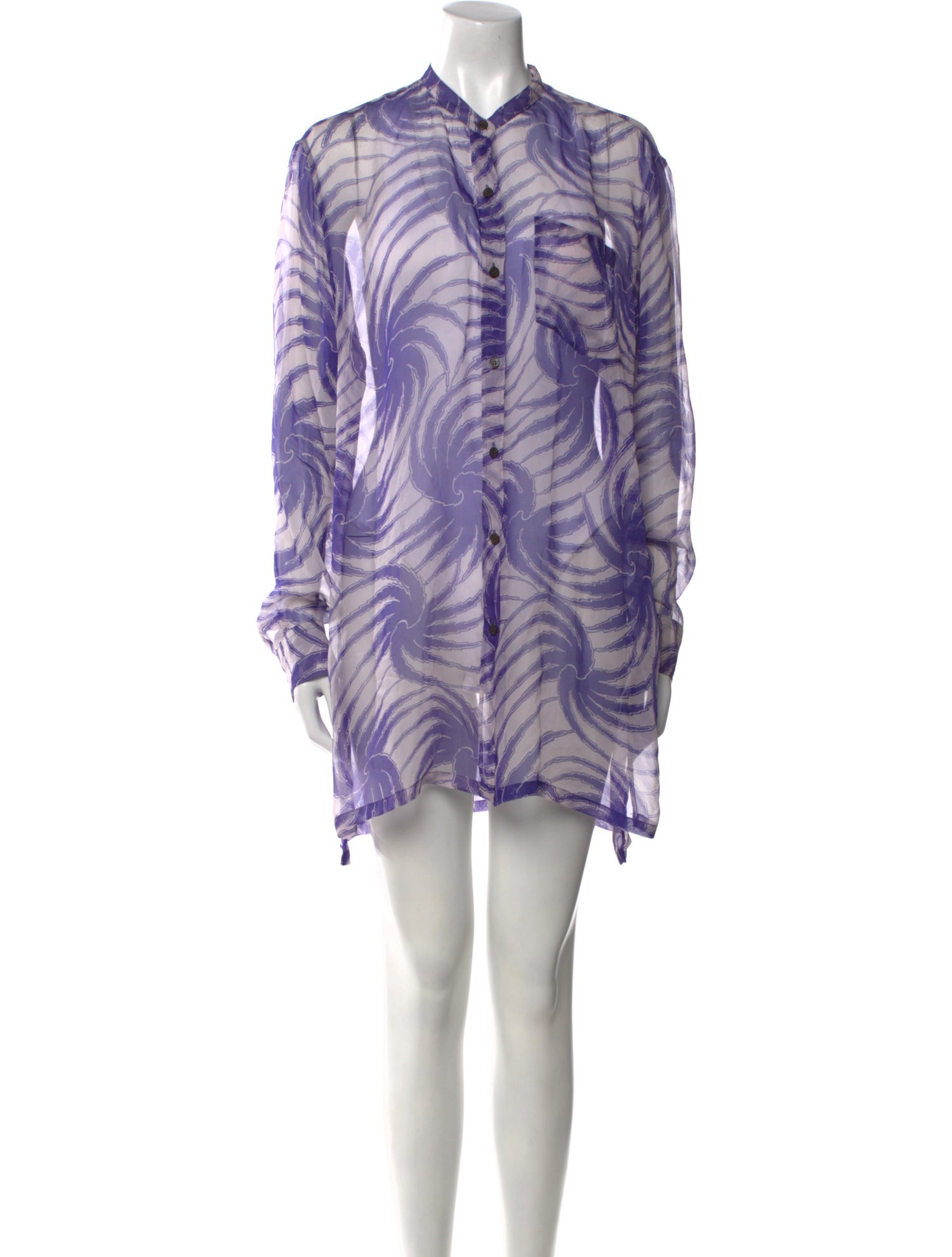 Dries Van Noten Silk Mini Dress