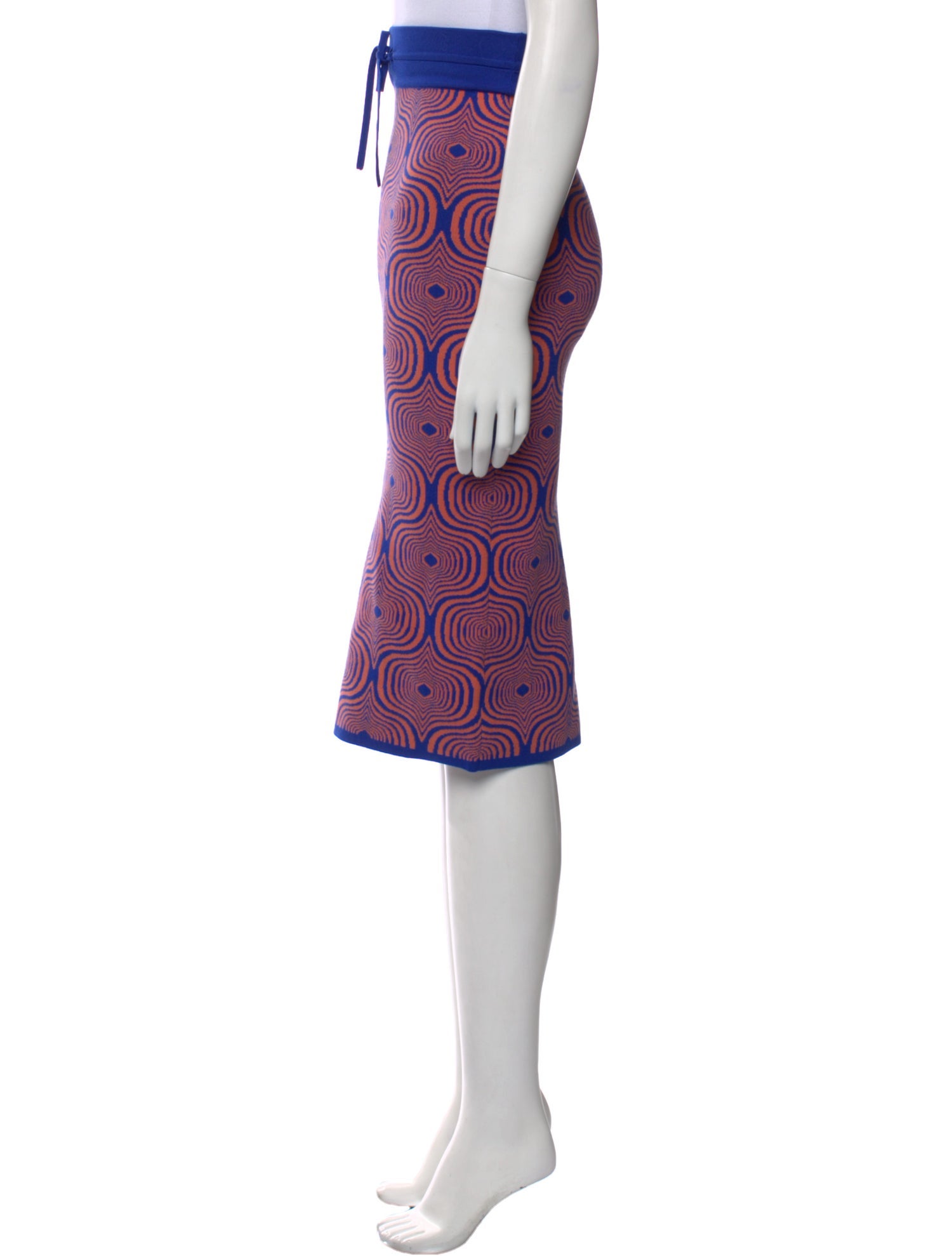 Dries Van Noten Printed Knee-Length Skirt