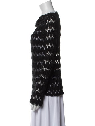 Dries Van Noten Printed Bateau Neckline Sweater