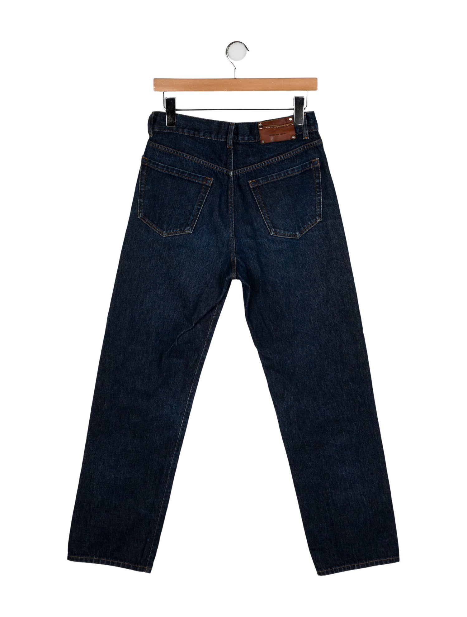 Dries Van Noten High-Rise Straight Leg Jeans