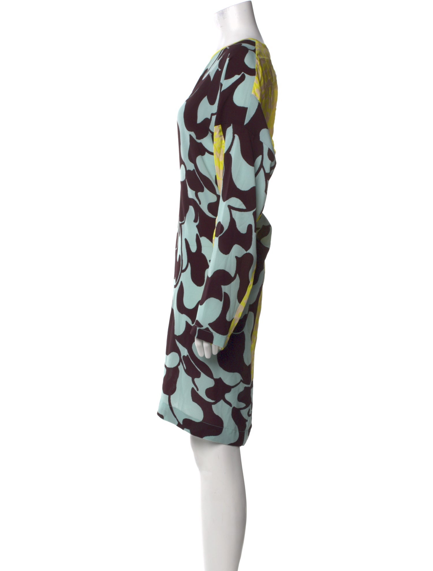 Dries Van Noten Printed Knee-Length Dress